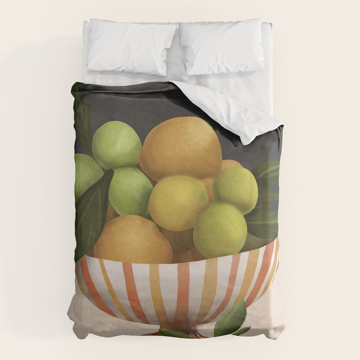 Golden Citrus 2 Duvet Cover Gallery Image 1