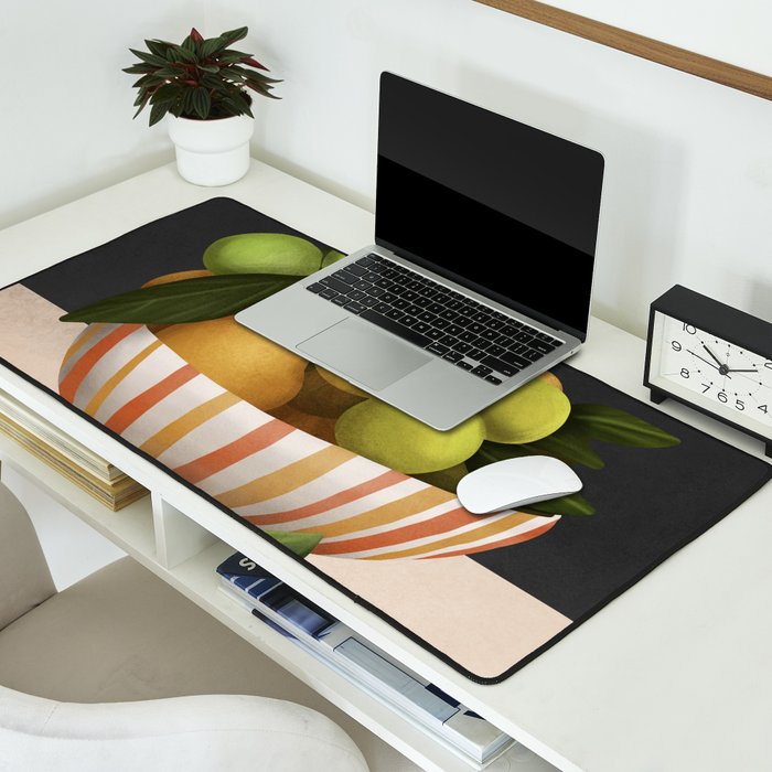 Golden Citrus 2 Desk Mat Gallery Image 2