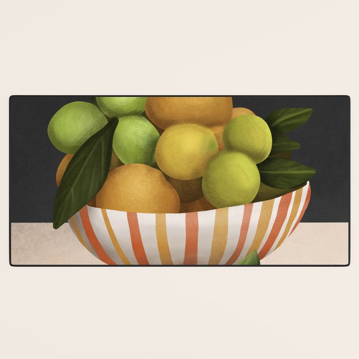 Golden Citrus 2 Desk Mat Gallery Image 3