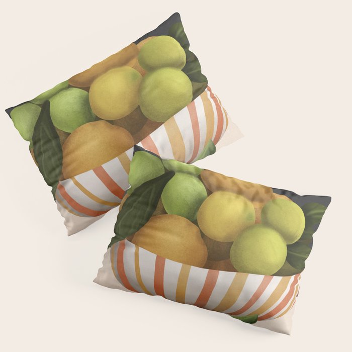 Golden Citrus 2 Pillow Sham Gallery Image 1