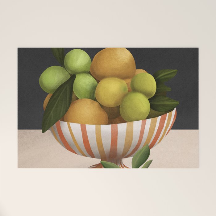 Golden Citrus 2 Welcome Mat Gallery Image 1