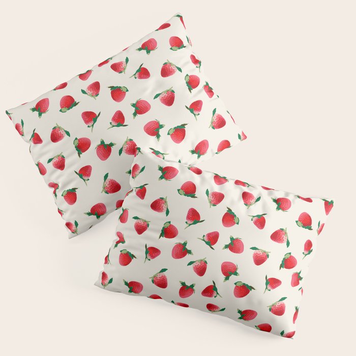 Strawberry pattern Pillow Sham Gallery Image 3