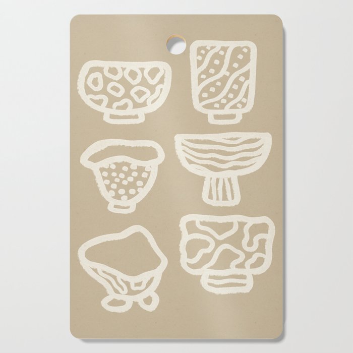 Ceramic Bowls Cutting Board Gallery Image 1