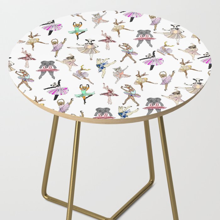 Animal Square Dance Hipster Ballerinas Side Table Gallery Image 2