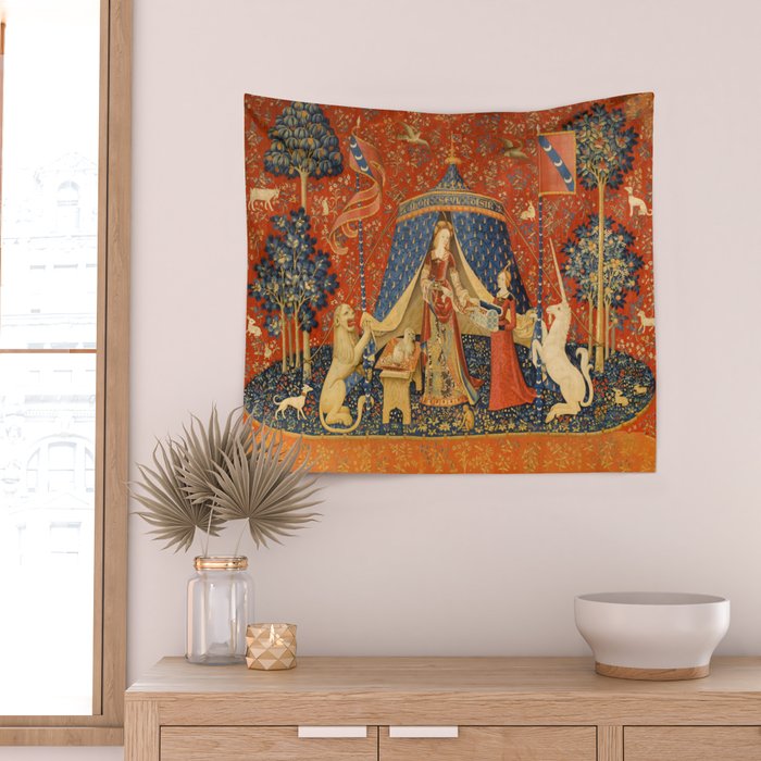 Lady and the Unicorn - Desire Wall Tapestry Gallery Image 2