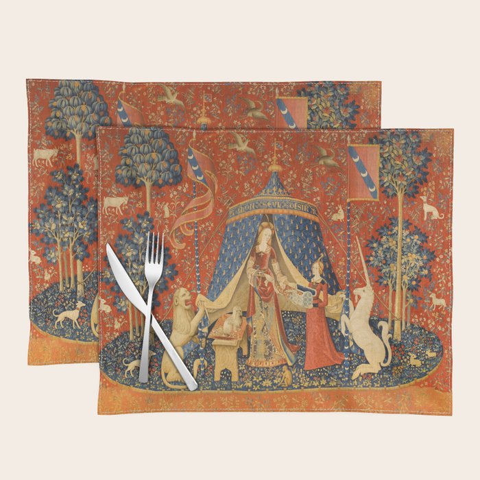 Lady and the Unicorn - Desire Placemat Gallery Image 1
