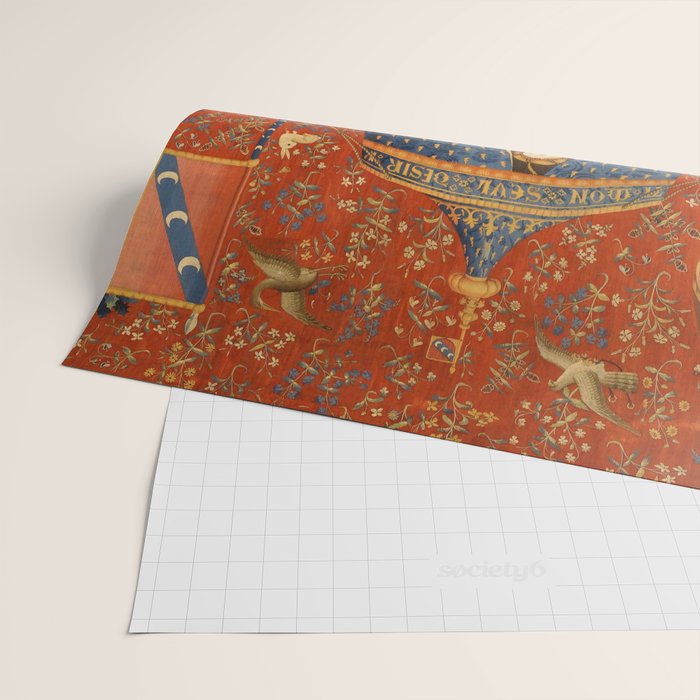 Lady and the Unicorn - Desire Wrapping Paper Gallery Image 2