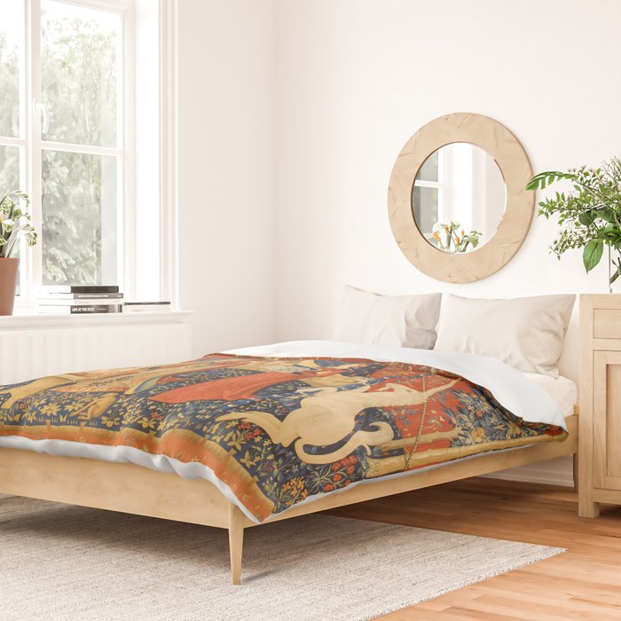 Lady and the Unicorn - Desire Duvet Cover Gallery Image 2
