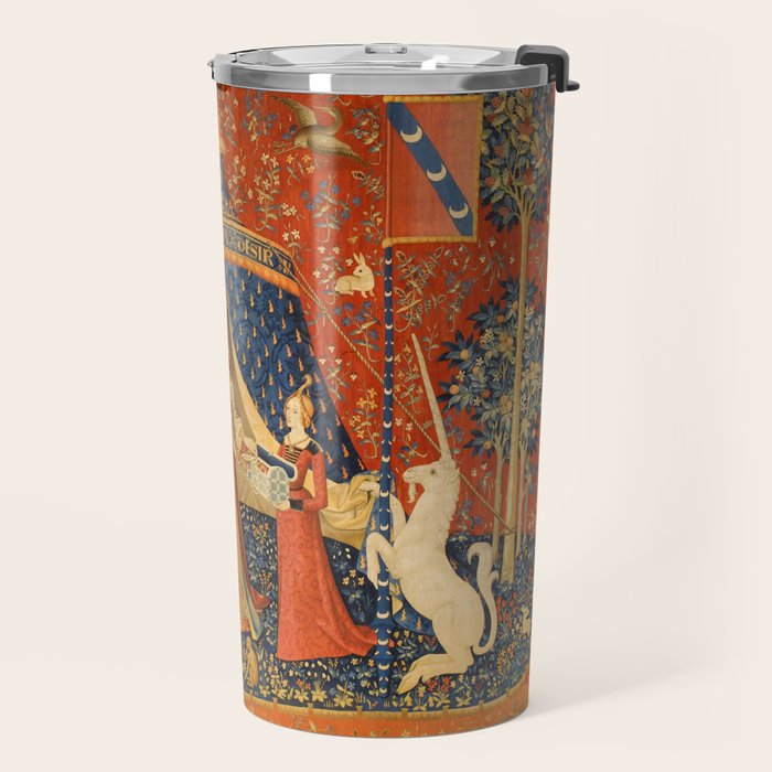 Lady and the Unicorn - Desire Travel Mug Gallery Image 2