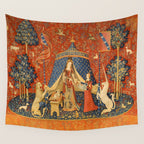 Lady and the Unicorn - Desire Wall Tapestry Gallery Image 4