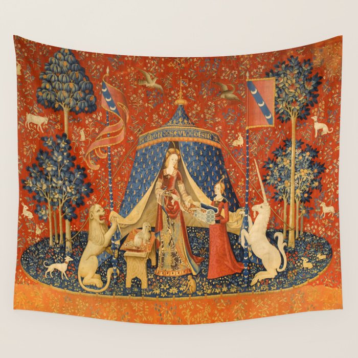 Lady and the Unicorn - Desire Wall Tapestry Gallery Image 4