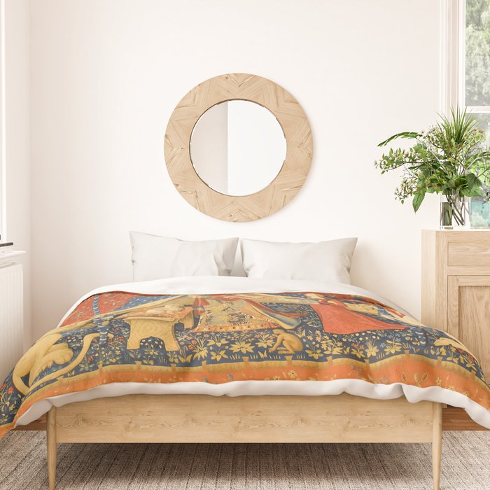 Lady and the Unicorn - Desire Duvet Cover Gallery Image 3
