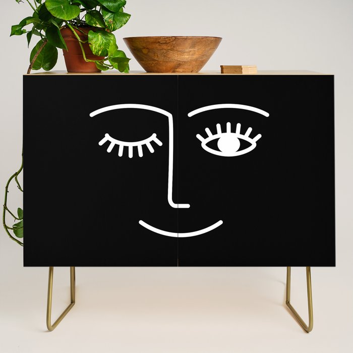Wink (Black) Credenza Gallery Image 1