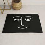 Wink (Black) Rug Gallery Image 1