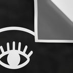 Wink (Black) Wall Tapestry Gallery Image 3