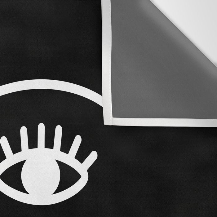 Wink (Black) Wall Tapestry Gallery Image 3