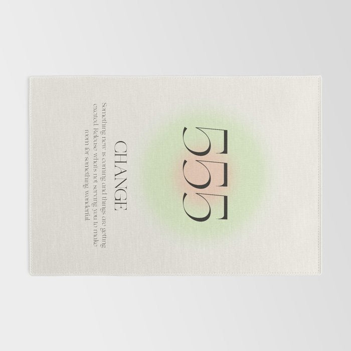 Angel Number 555 | Change Rug Gallery Image 2