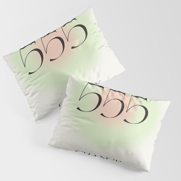 Angel Number 555 | Change Pillow Sham Gallery Image 1