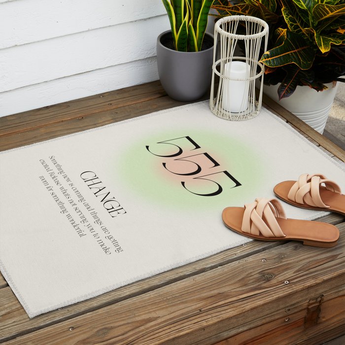 Angel Number 555 | Change Outdoor Rug Gallery Image 2