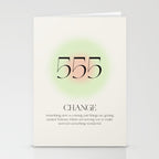 Angel Number 555 | Change Stationery Card Gallery Image 2