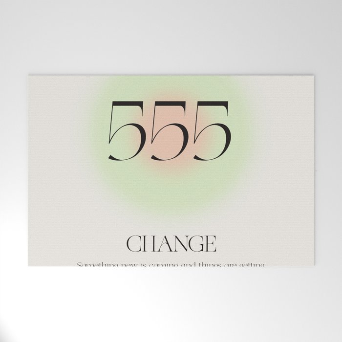 Angel Number 555 | Change Welcome Mat Gallery Image 1