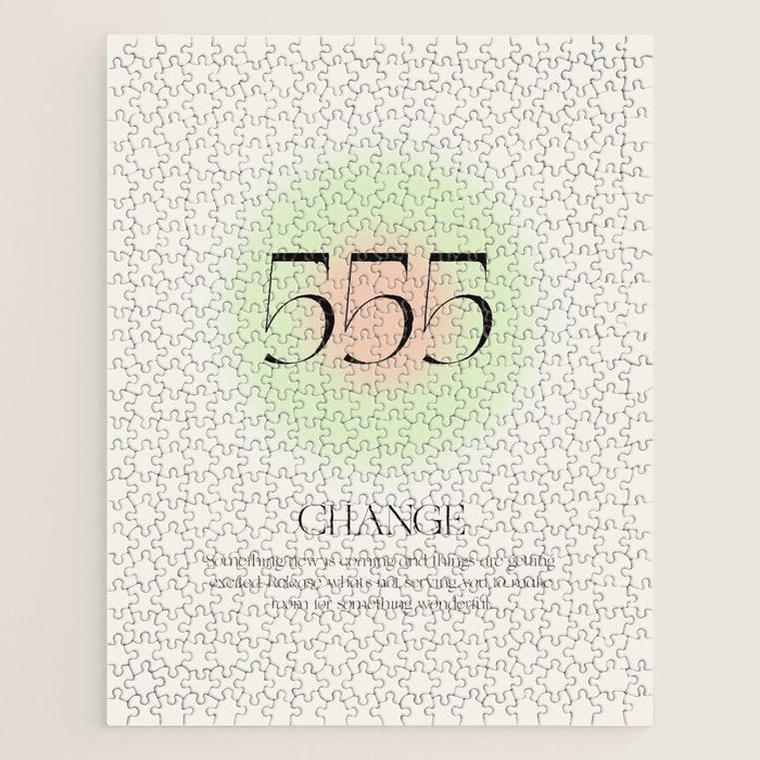 Angel Number 555 | Change Jigsaw Puzzle Gallery Image 1