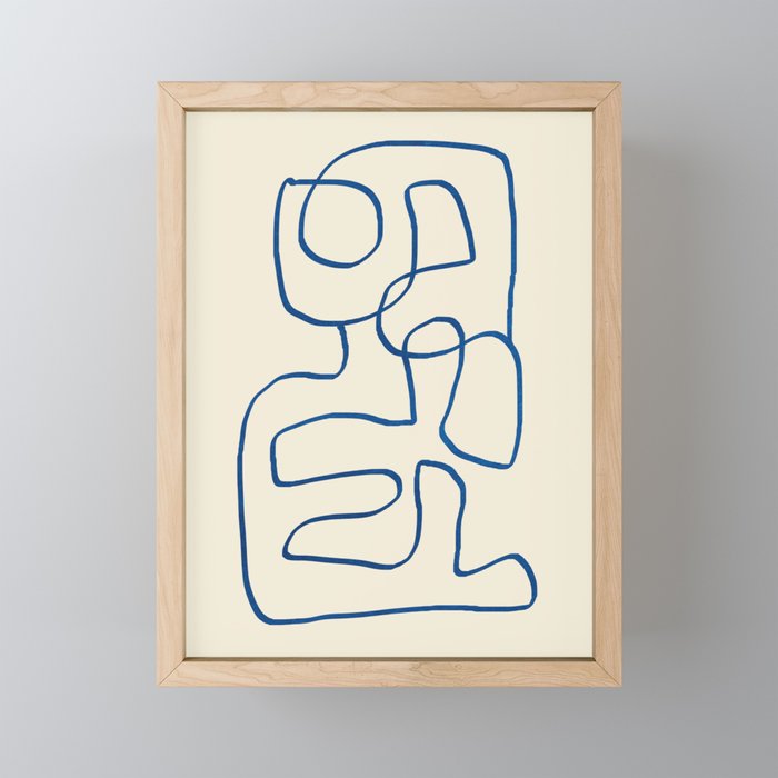 Abstract line art 16 Mini Art Print Gallery Image 1