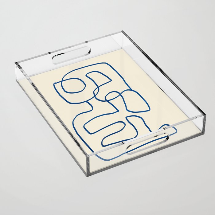 Abstract line art 16 Acrylic Tray Gallery Image 1