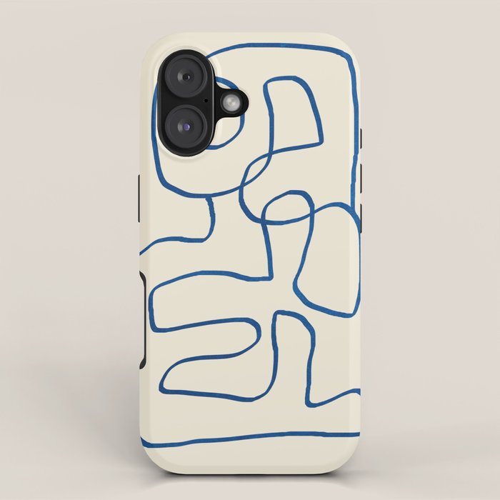 Abstract line art 16 iPhone Case Gallery Image 1