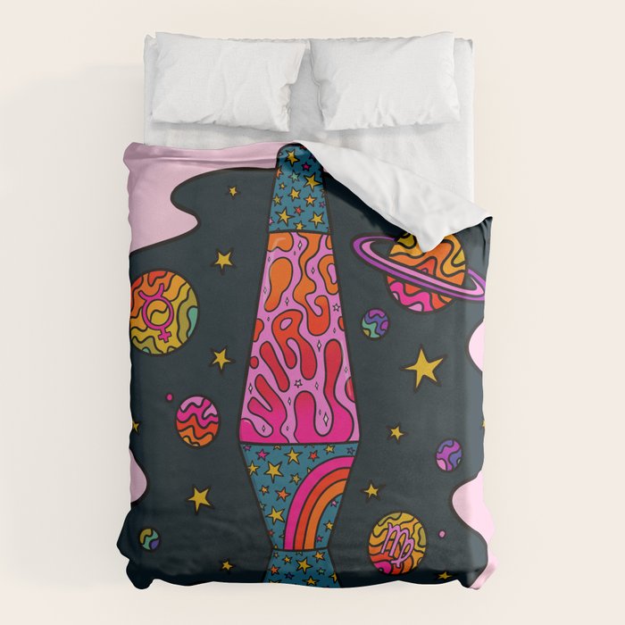 Virgo Lava Lamp Duvet Cover Gallery Image 6