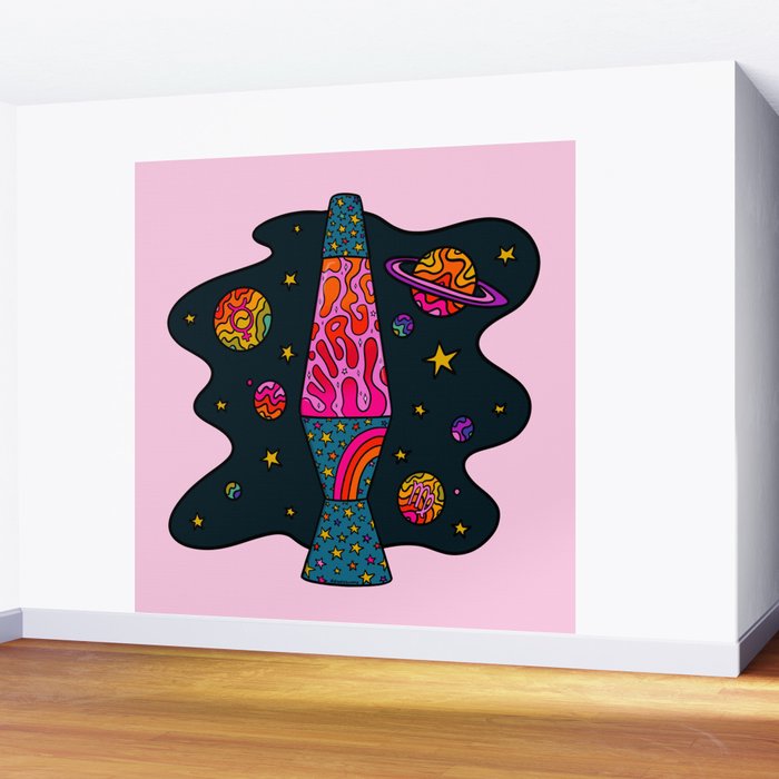Virgo Lava Lamp Wall Mural Gallery Image 2