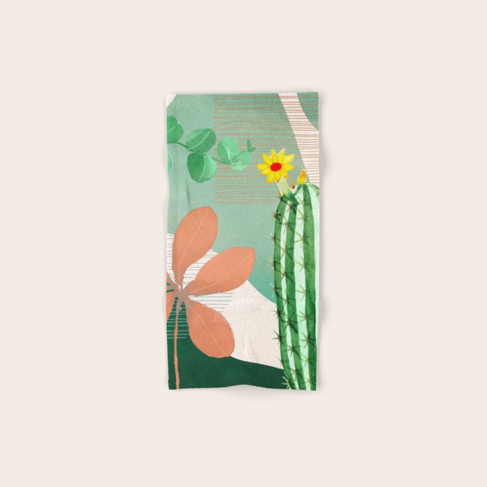 Cactus Garden 2 Bath Towel Gallery Image 1