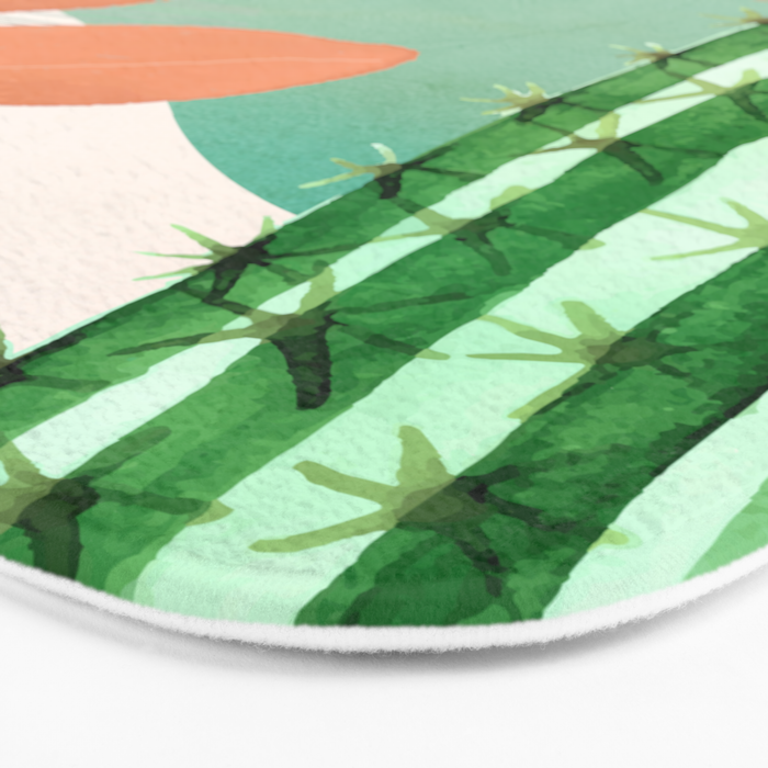 Cactus Garden 2 Bath Mat Gallery Image 3