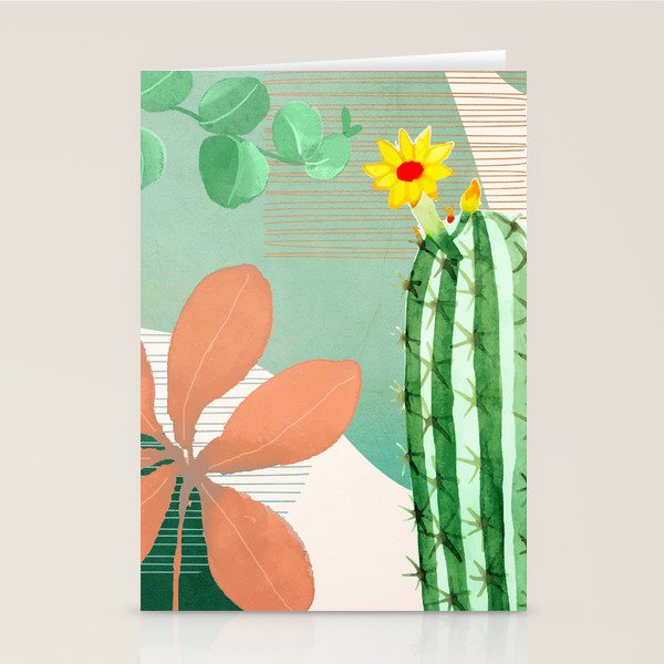 Cactus Garden 2 Stationery Card Gallery Image 1