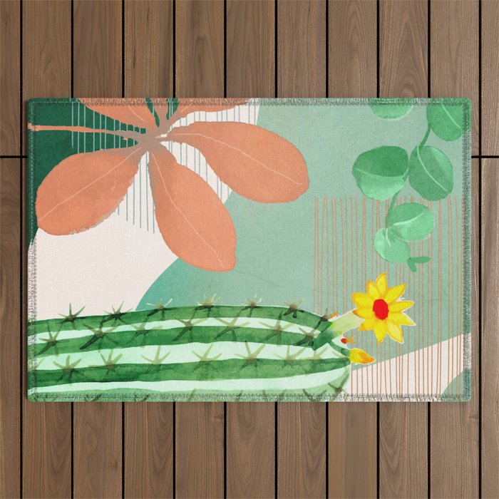 Cactus Garden 2 Outdoor Rug Gallery Image 1