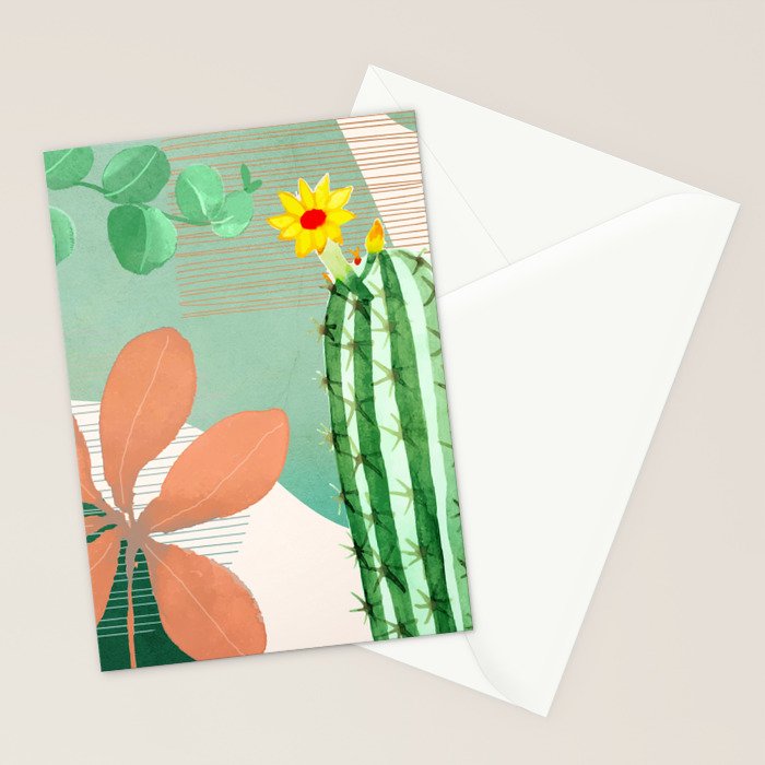Cactus Garden 2 Stationery Card Gallery Image 2
