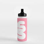 Pastel Pink Wiggle Run Water Bottle Gallery Image 2