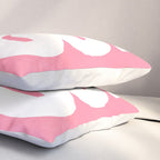 Pastel Pink Wiggle Run Pillow Sham Gallery Image 3