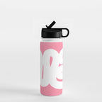 Pastel Pink Wiggle Run Water Bottle Gallery Image 1