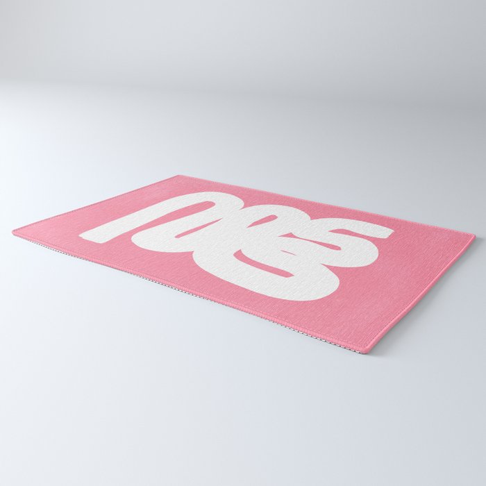 Pastel Pink Wiggle Run Rug Gallery Image 3