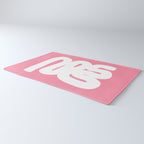 Pastel Pink Wiggle Run Rug Gallery Image 3