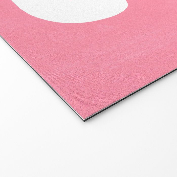 Pastel Pink Wiggle Run Welcome Mat Gallery Image 2