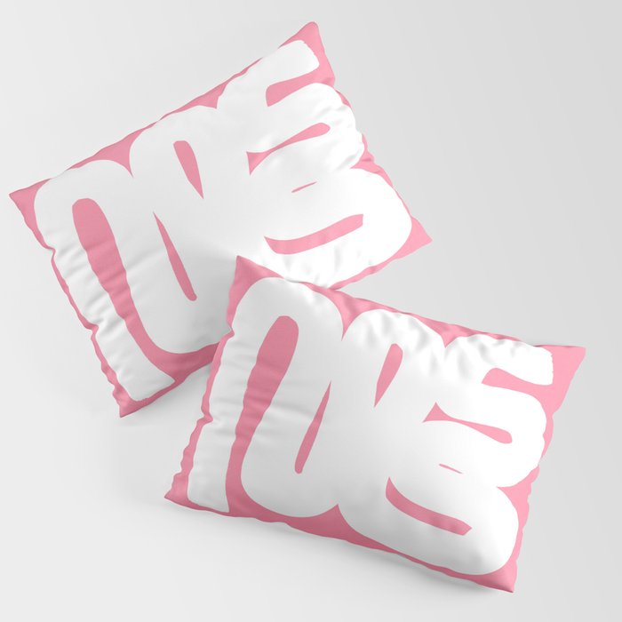 Pastel Pink Wiggle Run Pillow Sham Gallery Image 3