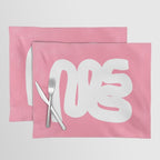 Pastel Pink Wiggle Run Placemat Gallery Image 1