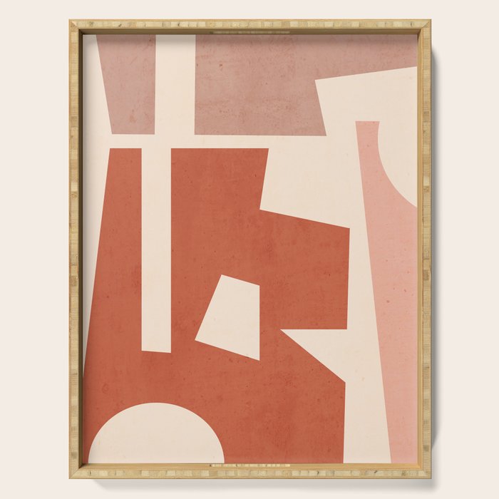 Minimal Abstract Art 29 Serving Tray Gallery Image 1