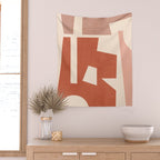 Minimal Abstract Art 29 Wall Tapestry Gallery Image 2