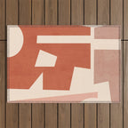 Minimal Abstract Art 29 Outdoor Rug Gallery Image 1