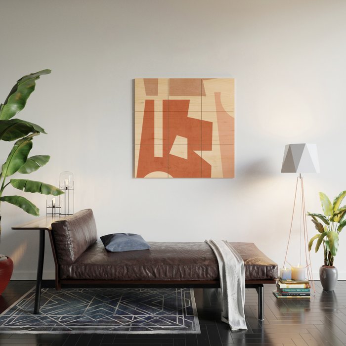 Minimal Abstract Art 29 Wood Wall Art Gallery Image 2