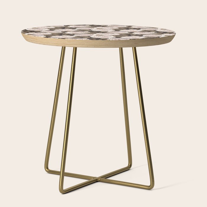 A Realm Of Roses - Dark Academia Pink Side Table Gallery Image 1