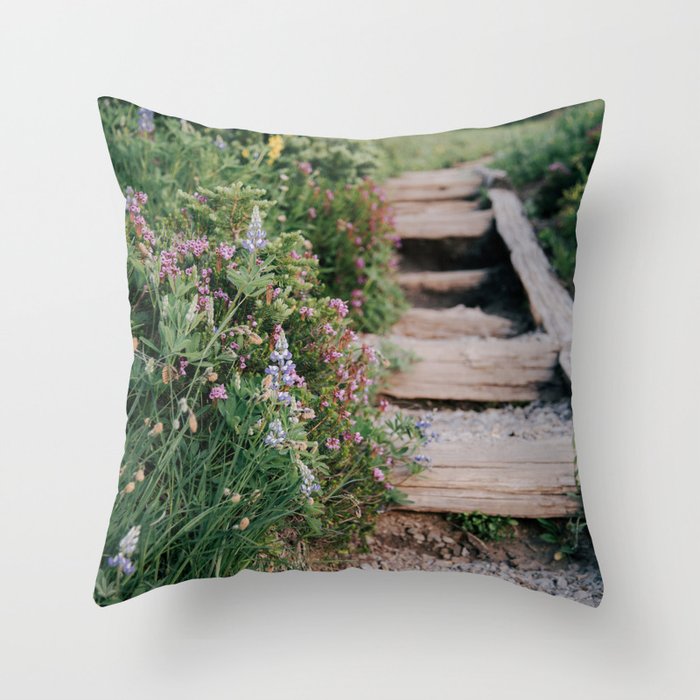Wildflower Steps Throw Pillow Gallery Image 6